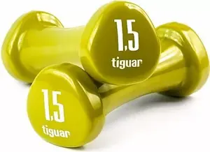 Гантель Tiguar TI-HW0015 виниловая комплект 2 × 1,5 кг
