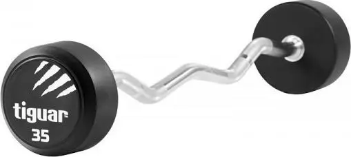 Tiguar Barbell łamany PU 35 kg