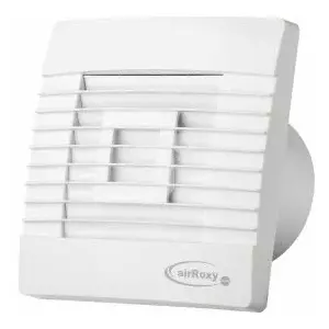 Wall fan airRoxy 100mm 15W with gravity shutter and motion sensor