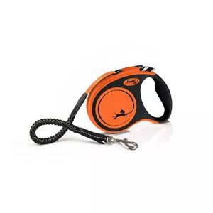 Dog Lead Flexi Xtreme 5 m Black Orange