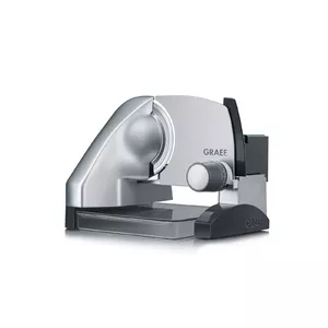 Electric slicer Graef SKS 500 — 170 W, max slice thickness 30 mm, silver metal