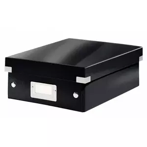 File storage box LEITZ 60570095 — cardboard/fibreboard, black, 220×100×285 mm