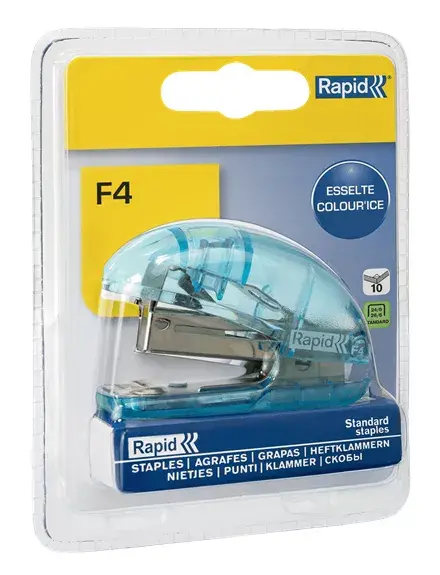 Степлер Rapid COLOURæICE стандартный клинч синий Photo 2