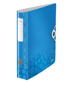 Ring binder LEITZ 11070036 — blue, capacity 350 sheets, 80 g/m², 308×65×318 mm
