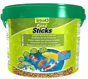 Корм для прудовых рыб Tetra Pond Sticks 10 L — плавающие палочки для декоративных прудовых рыб, 10 л