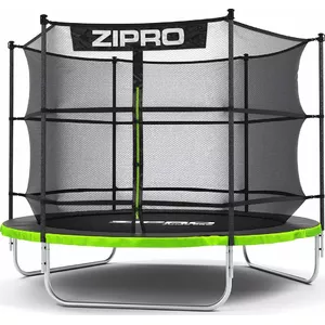 Zipro Jump Pro dārza batuts ar 8FT 252cm iekšējo tīklu + apavu soma BEZMAKSAS!