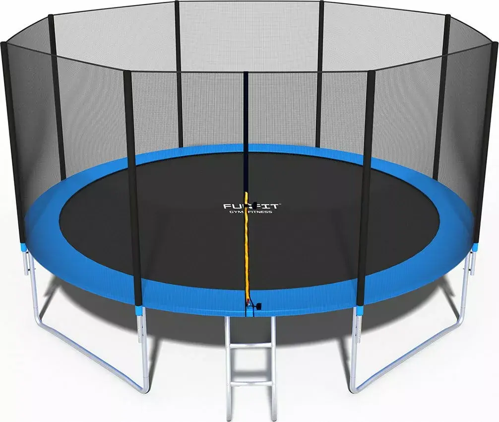 Funfit 14FT (435 cm) trampoline with external net Photo 1