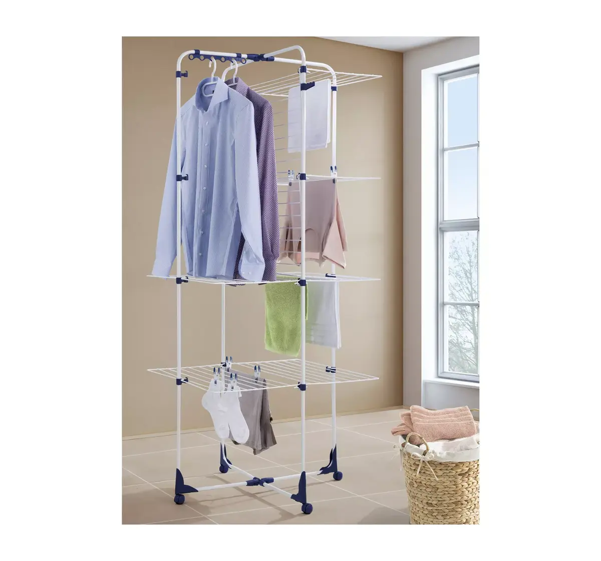 Floor-standing rack Leifheit Tower 450 Photo 5