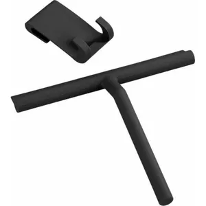 Shower squeegee Wenko Single blade 210 mm stainless steel black