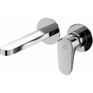 Скрытый смеситель для раковины CERSANIT Inverto S951-302 хром, скрытая настенная установка