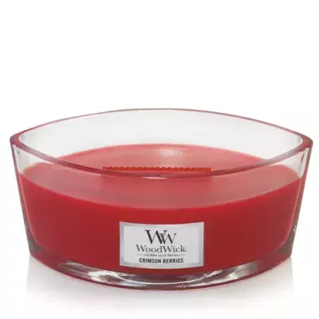 Восковая свеча WoodWick Crimson Berries Ellipse Red Photo 2