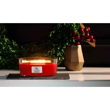 Восковая свеча WoodWick Crimson Berries Ellipse Red Photo 3