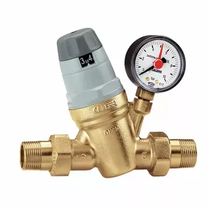 Pressure regulator CALEFFI 535051 3/4" 25 bar with pressure gauge