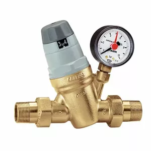 Caleffi Regulator ciśnienia wody 3/4" 25Bar z manometrem (535051)