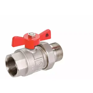 Кран шаровый kfa² 700-221-25, накидной/ввинчиваемый 1", латунное сантехническое изделие