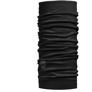 Kakla gaiteris Buff 100637 melns unisex merino vilna bezšuvju 47 g — piemērots riteņbraukšanai un pārgājieniem