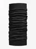 Neck gaiter Buff 100637 Black Merino wool Photo 2
