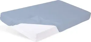 Hygienic Disposable Bed Pad Matex Bamboo 70x140 cm, Water-Resistant, Light Blue