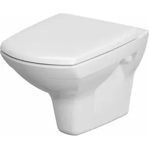Подвесной унитаз CERSANIT Moduo CleanOn K701-033, безободковый, скрытый крепёж