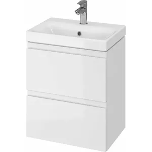 Izlietne CERSANIT Moduo Slim 49,5 cm balta