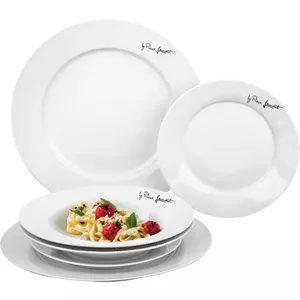 Tableware set Lamart LT9001 6 pcs Porcelain White 3 persons