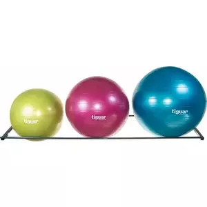 Ball rack Tiguar TI-WP002 black — storage hanger for exercise balls and medicine balls