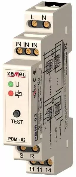 Bistablais relejs ZAMEL PBM-02 16A 230V Photo 1