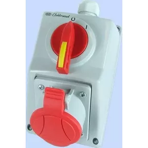 Installation kit with 5-pin socket 0-I 32A IP54, Elektromet 974005