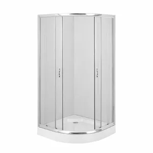 Semicircular shower enclosure deante KYP 052K 80x80 cm, corner curved cabin
