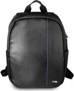 Mugursoma BMW BMBPCO15CAPNBK 16" melna — Carbon Navy Stripe