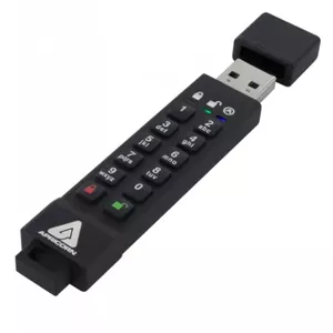 Apricorn Aegis Secure Key 3z USB флеш накопитель 16 GB USB тип-A 3.2 Gen 1 (3.1 Gen 1) Черный