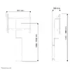 Motorised Wall Mount Neomounts PLASMA-W2250SILVER Photo 7