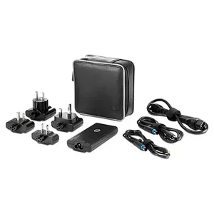 HP 65W Smart Travel AC Adapter strāvas adapteris & pārveidotājs Iekštelpas Melns