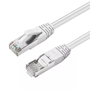 Microconnect Rj-45/Rj-45 Cat6 1m tīkla kabelis Balts F/UTP (FTP)