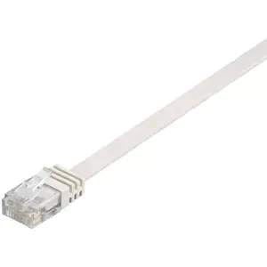 Networking Cable Microconnect V-UTP60025W-FLAT RJ-45 Cat6 0.25 m White
