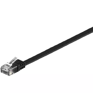 Networking Cable Microconnect V-UTP601S-FLAT RJ-45 Cat6 1 m Black