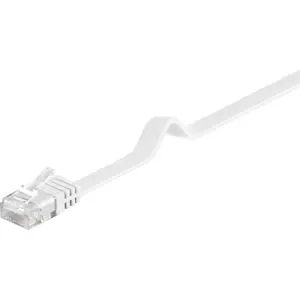 Networking Cable Microconnect V-UTP603W-FLAT U/UTP Cat6 3m White