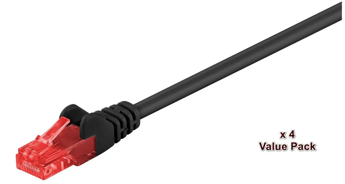 MicroConnect V-UTP620SVP Tīkla kabelis Melns 20