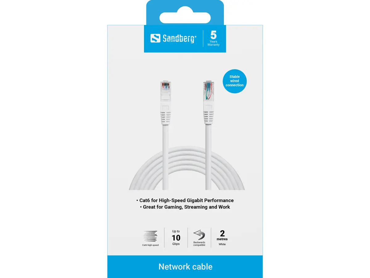 Sandberg U/UTP Cat6 Network Cable Photo 2