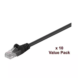 Networking cable Microconnect V-UTP502SVP RJ-45 Cat5e 2 m Black