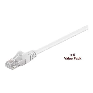Сетевой кабель Microconnect V-UTP515WVP белый 15 м Cat5e U/UTP RJ-45