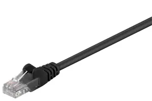 Сетевой кабель MicroConnect Cat5e U/UTP RJ-45 папа / RJ-45 папа 1000 Мбит/с черный