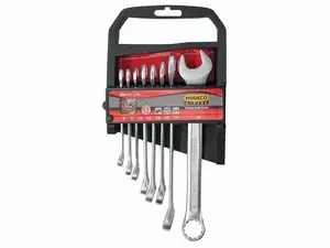 Combination wrench set MODECO MN-51-238, 8 pieces, sizes 8–19 mm