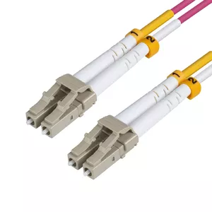 Fibre optic cable Microconnect FIB440405P LC OM4 5m Violet