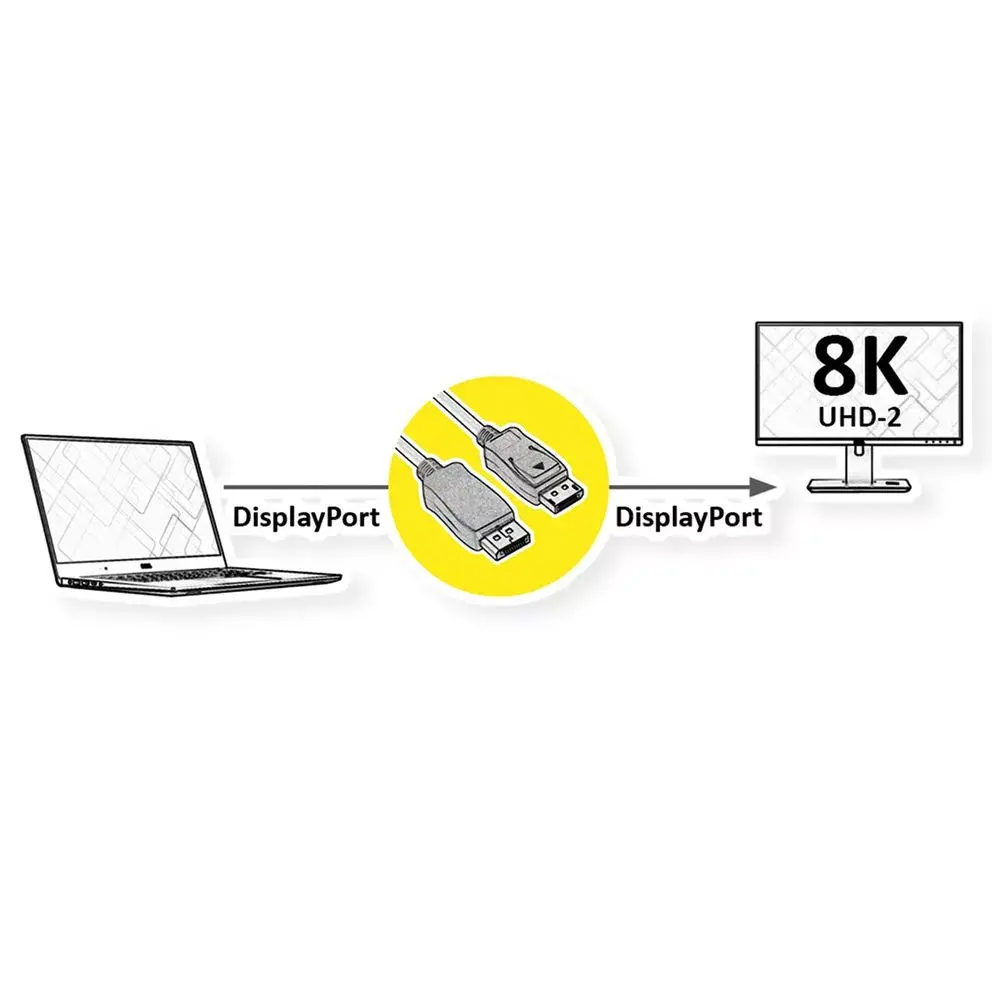 DisplayPort cable ROLINE 11046000 Photo 3