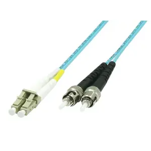 Fibre optic cable Microconnect FIB412003 LC ST OM3 3 m Blue