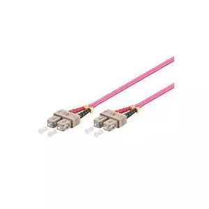 Fibre optic cable Microconnect FIB222001-4 SC OM4 1 m Violet