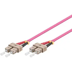 Fibre optic cable Microconnect FIB222007-4 SC OM4 7 m Violet