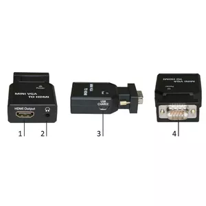 Video Signal Converter Microconnect MC-CONMVGAHM
