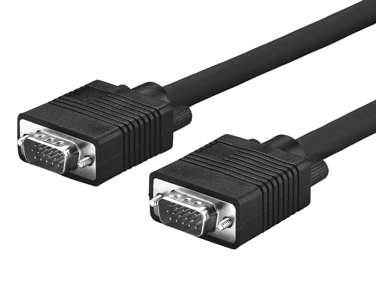 VGA kabelis MicroConnect MONGG10B vīrietis-vīrietis 10m